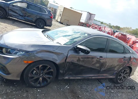 2021 Honda Civic Sport из США, поврежденный, VIN 2HGFC2F87MH534416